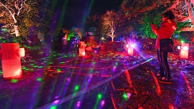 "Winterleuchten" im Egapark