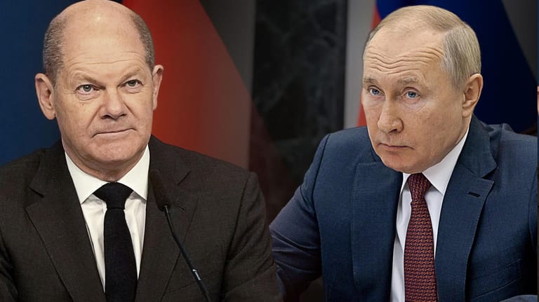 Olaf Scholz und Wladimir Putin: Der Kanzler hat Russland im Falle eines Angriffs auf die Ukraine mit ernsthaften Konsequenzen gedroht.