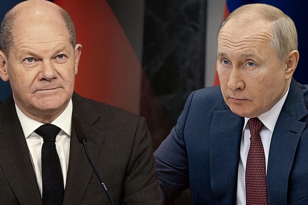 Olaf Scholz und Wladimir Putin: Der Kanzler hat Russland im Falle eines Angriffs auf die Ukraine mit ernsthaften Konsequenzen gedroht.