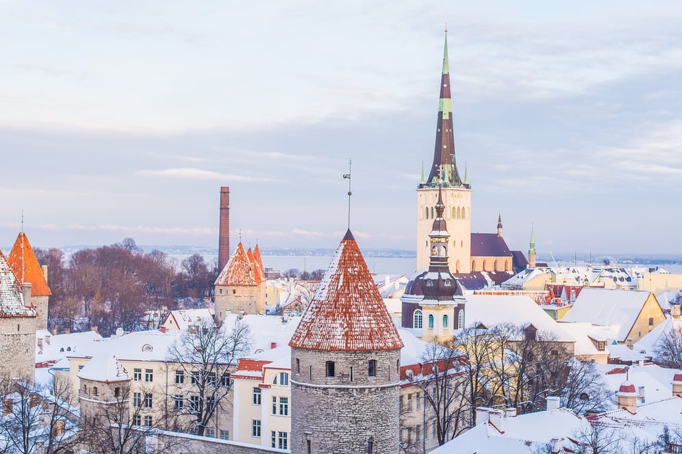 Tallinn: Die Hauptstadt Estlands ist nach den Berechnungen die Stadt in Europa, die pro Wintermonat die meisten Schneetage hat.