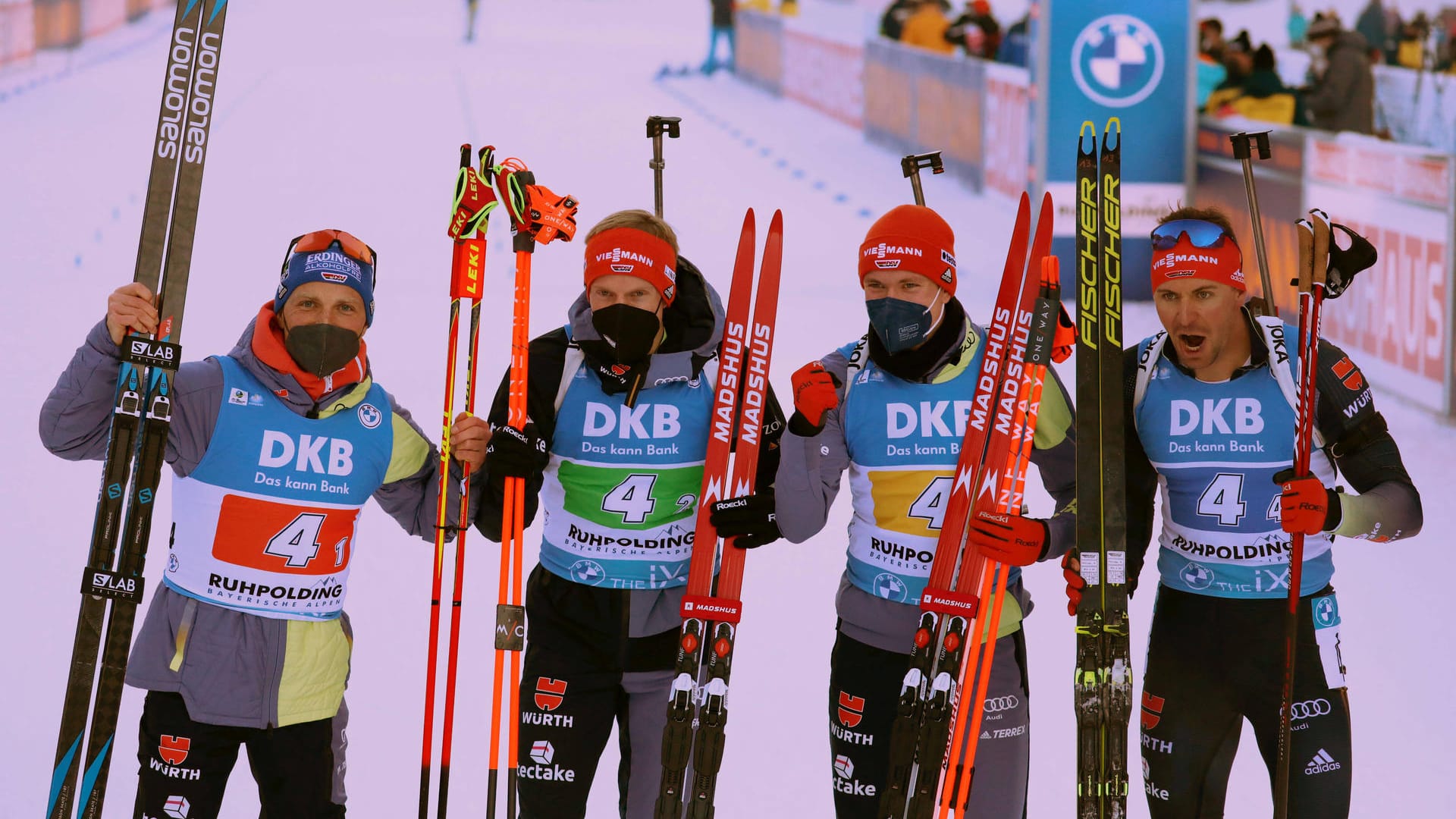 Weil die deutsche Herrenstaffel am vergangenen Wochenende in Ruhpolding überzeugte, dürfen sechs Biathleten nach Peking reisen.