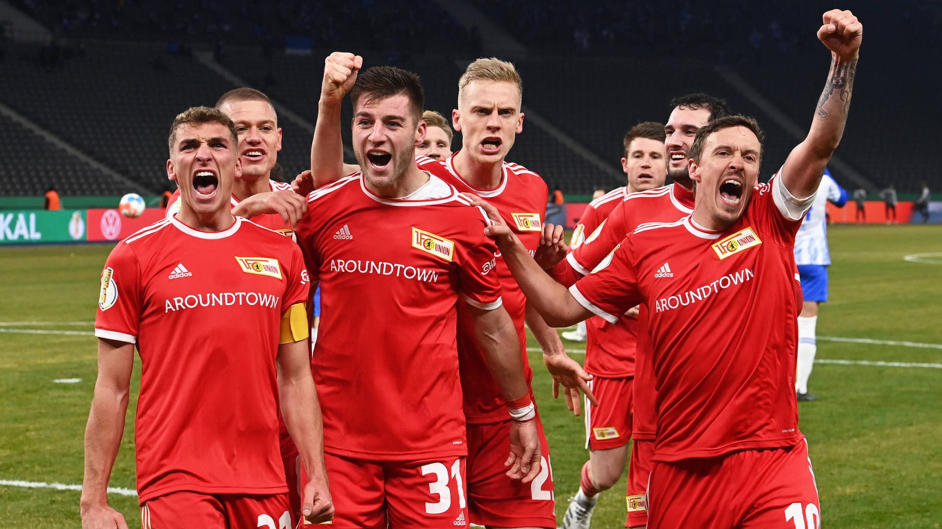 DFB-Pokal: Union Berlin gewann bei Hertha BSC.