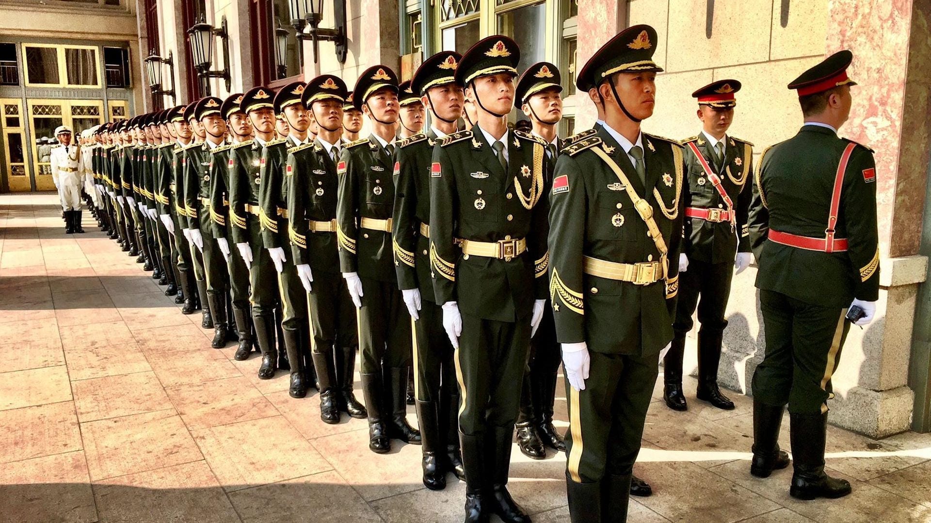 Präsidentengarde in Peking.