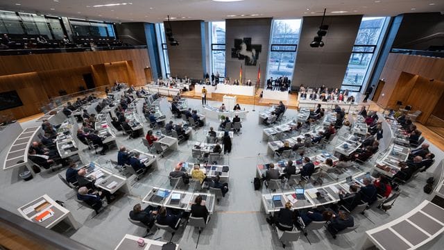 Blick auf den Landtag Niedersachsen