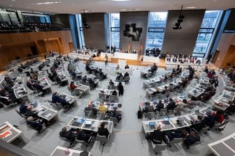 Blick auf den Landtag Niedersachsen