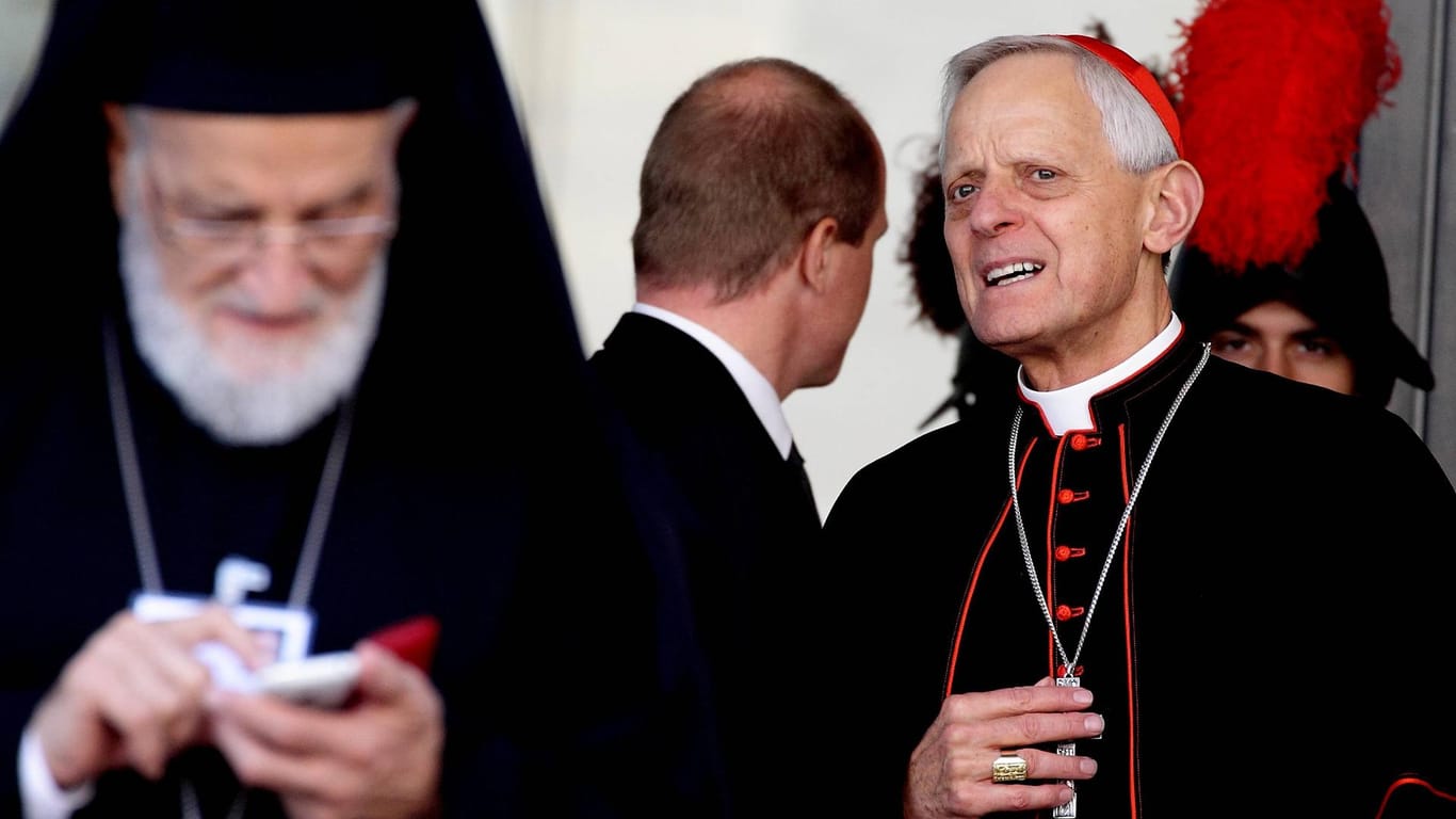 Kardinal Donald Wuerl (r.) im Jahr 2014: Er soll Missbrauch in der katholischen Kirche in den USA vertuscht haben und verlor sein Amt.