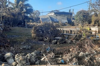 Zerstörung in Nuku'alofa: Die Regierung spricht von einer Katastrophe historischen Ausmaßes.