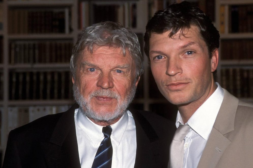 2001: Hardy Krüger mit seinem Sohn Hardy Krüger jr.