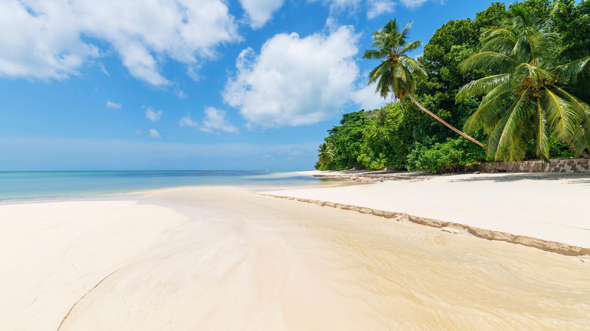 Anse Lazio: Der Strand auf den Seychellen ist besonders im Januar ein tolles Reiseziel.