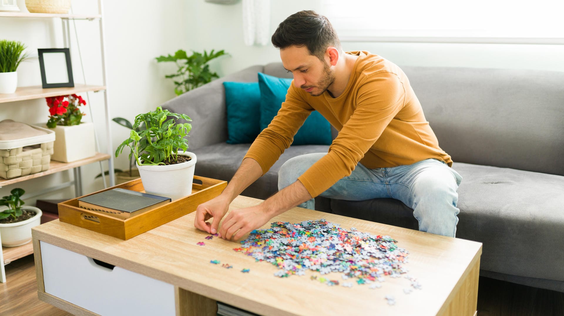 Entdecken Sie schöne Puzzles mit 1.000 Teilen für einen entspannten Abend.