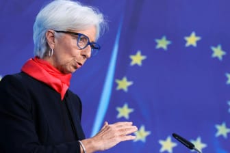 Sieht keinen Handlungsbedarf: EZB-Chefin Christine Lagarde fürchtet, dass steigende Zinsen das Wirtschaftswachstum abbremsen würden.