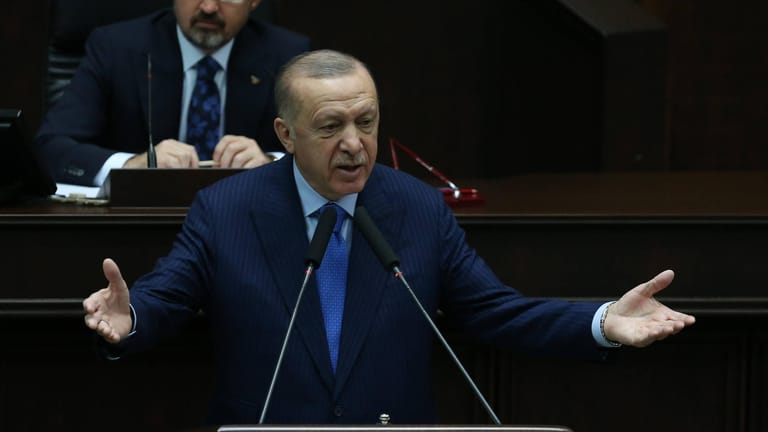 Leere Hände: Der türkische Präsident Recep Tayip Erdogan.