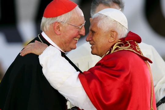 Kardinal Wetter und Benedikt XVI.