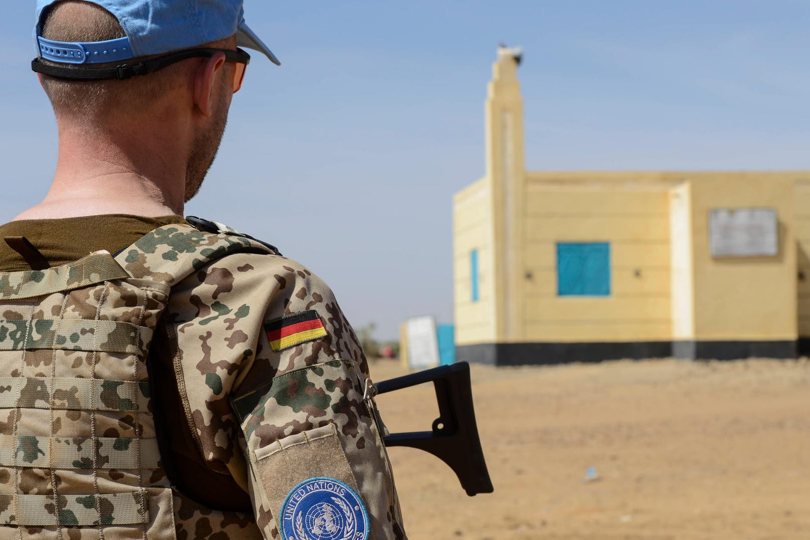 Ein Bundeswehrsoldat in Mali: Das Verhältnis zwischen Deutschland und der malischen Militärregierung verschlechtert sich.