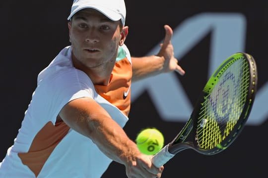 Der Serbe Miomir Kecmanovic steht in Melbourne im Viertelfinale.