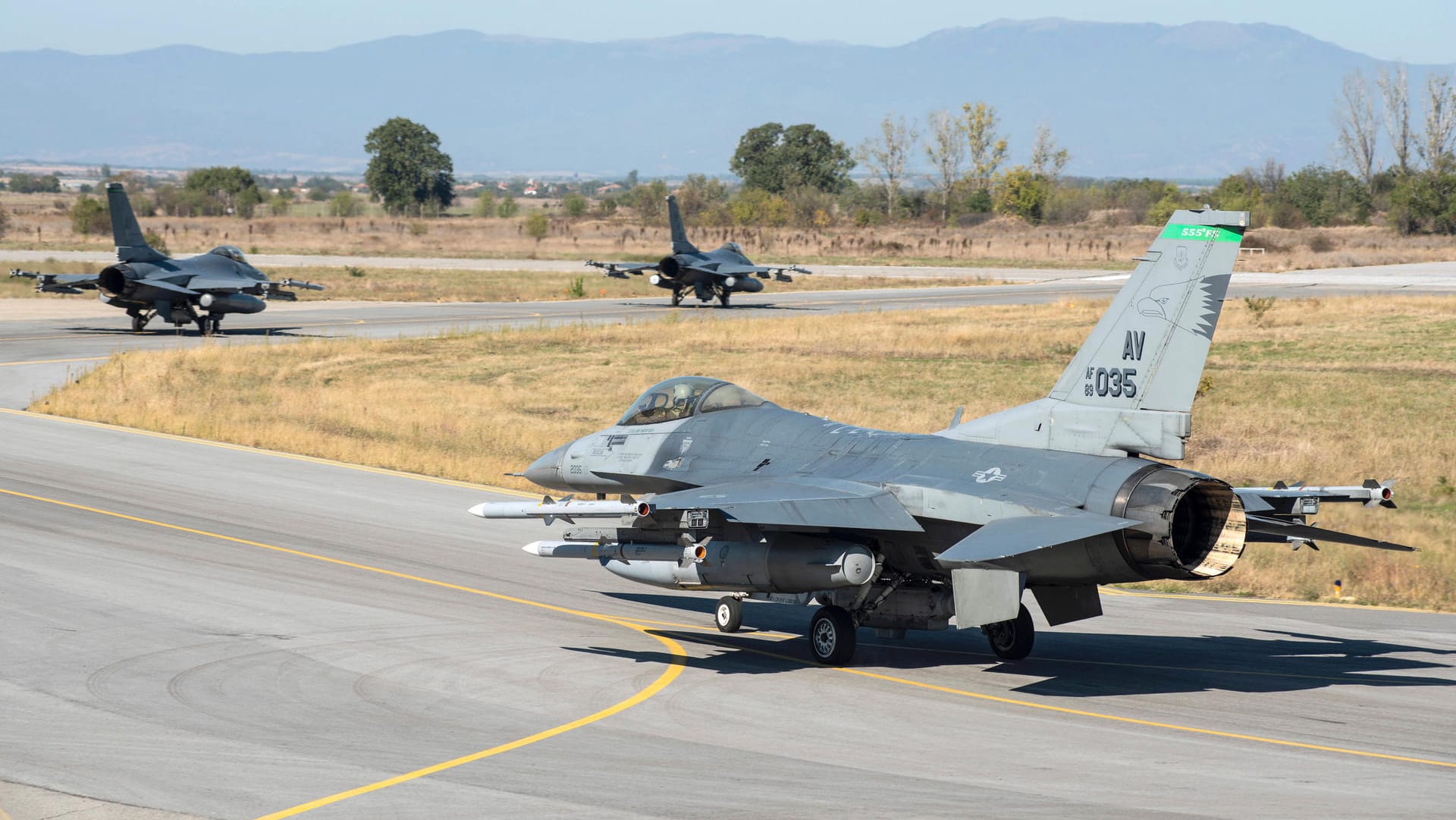 US-Kampfjets in Bulgarien: Russland fordert die Nato auf, ihre Truppen aus dem Land abzuziehen. (Archivfoto)