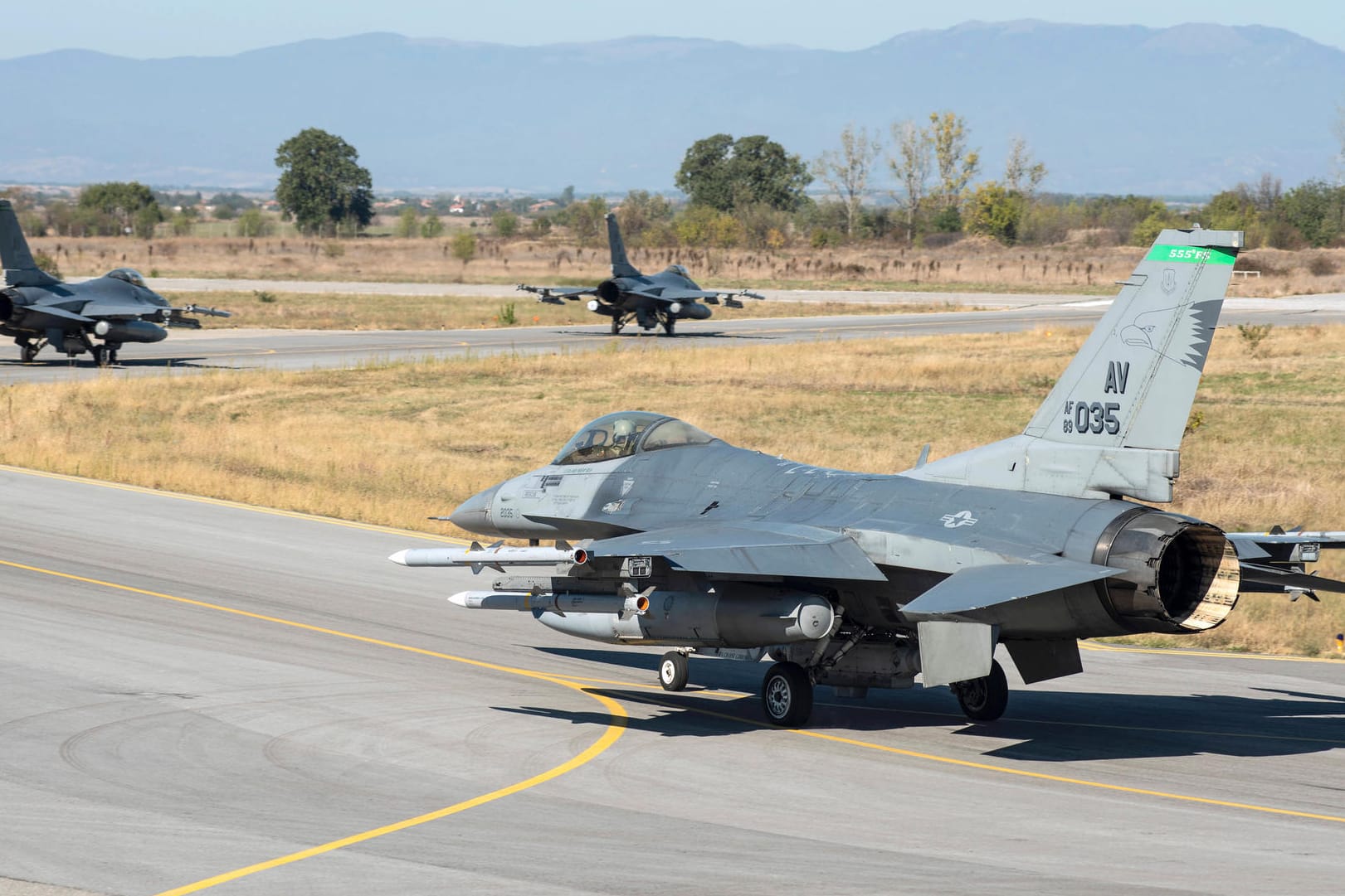 US-Kampfjets in Bulgarien: Russland fordert die Nato auf, ihre Truppen aus dem Land abzuziehen. (Archivfoto)