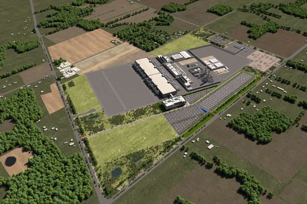 Frühe Pläne für zwei neue Chipfabriken von Intel in Licking County, Ohio.