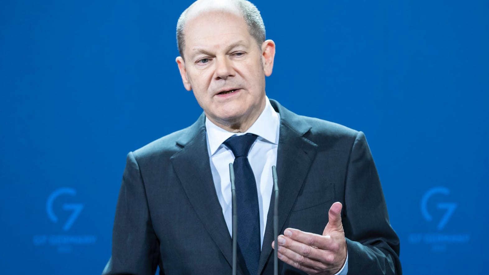 Olaf Scholz (SPD): Ein möglichst "großer Konsens" ist sein Ziel, sagt der Bundeskanzler. Olaf Scholz (SPD): Ein möglichst "großer Konsens" ist sein Ziel, sagt der Bundeskanzler.