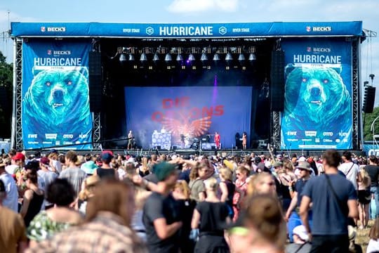 Vor Corona: Die Orsons beim Hurricane Festival 2019.