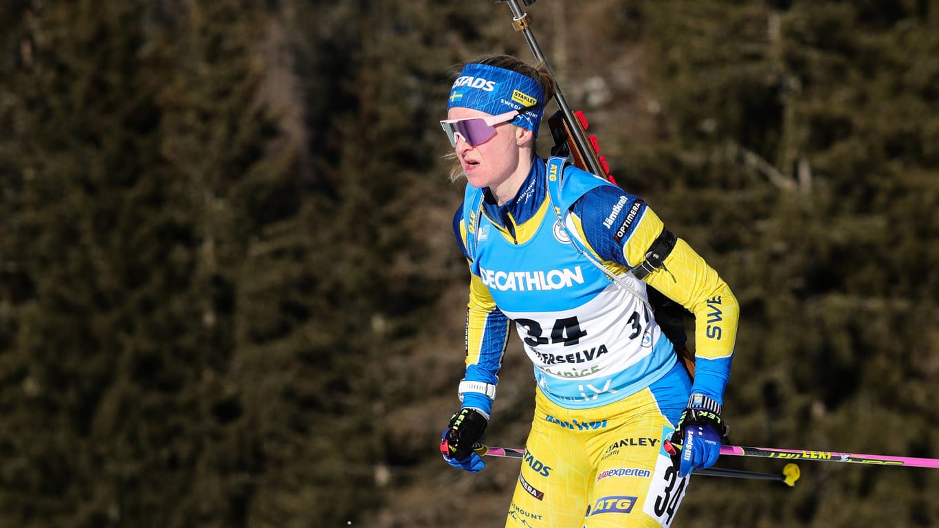 Mona Brorsson: Die schwedische Biathletin überzeugte beim Einzelrennen von Antholz und eroberte den dritten Platz.