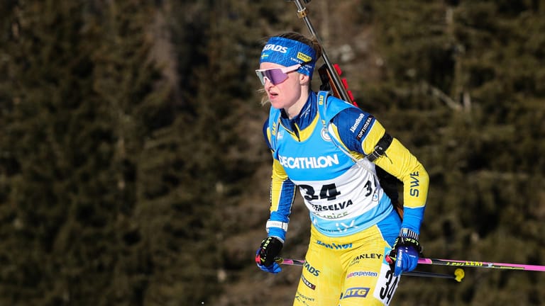 Mona Brorsson: Die schwedische Biathletin überzeugte beim Einzelrennen von Antholz und eroberte den dritten Platz.