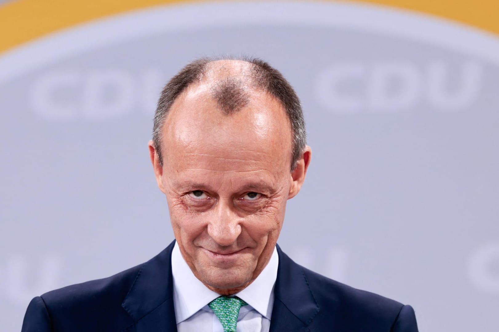 CDU-Chef Friedrich Merz: Die Partei hat sich hinter ihm versammelt.