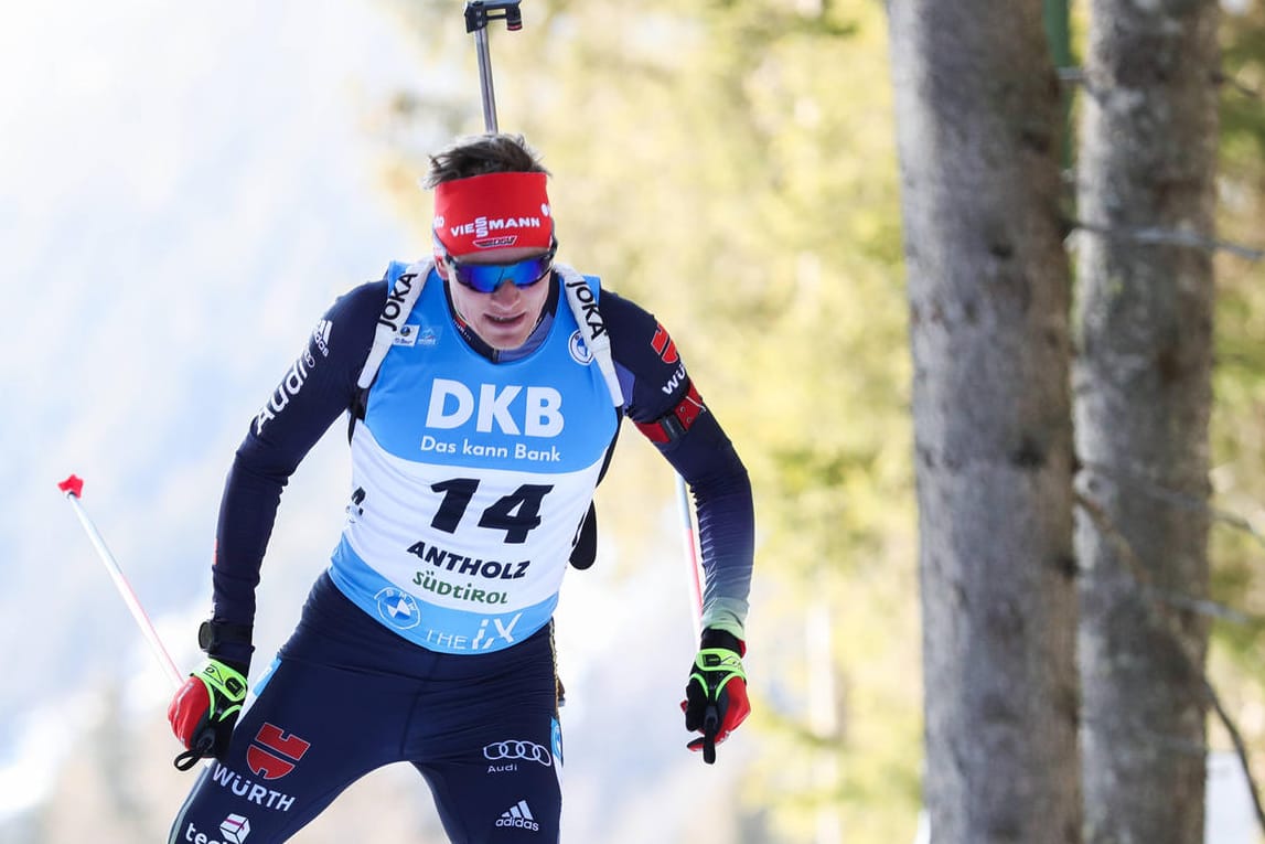 Benedikt Doll: Der deutsche Biathlet ist kurz vor Olympia in guter Form.