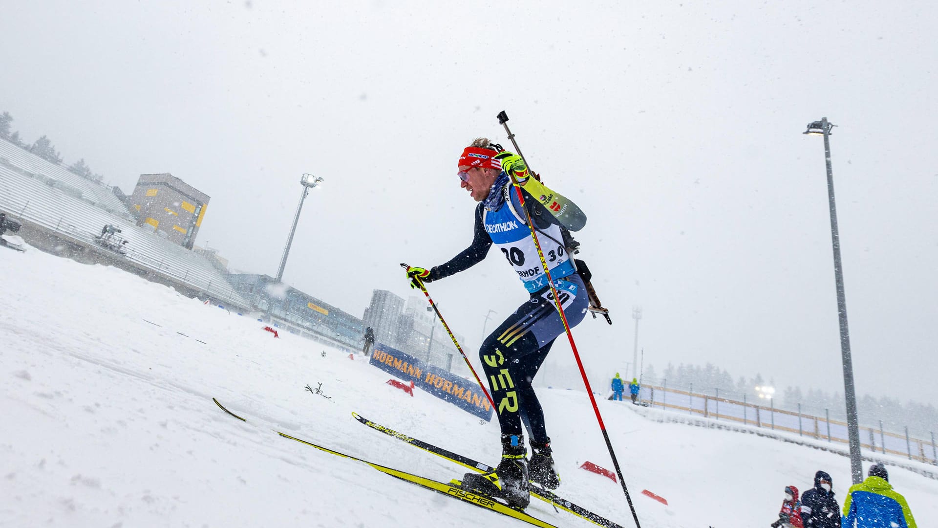 Johannes Kühn fühlte sich auf der Strecke in Antholz "machtlos."