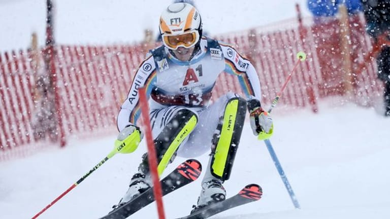 Kam beim Slalom in Kitzbühel auf Rang 14: Linus Straßer.