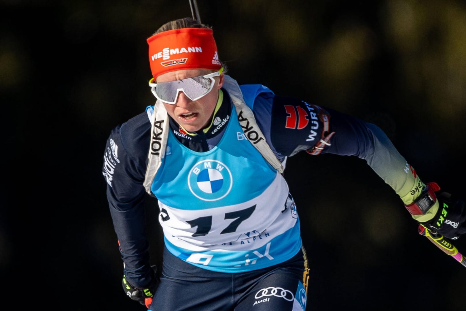 Franziska Hildebrand: Die deutsche Biathletin ging nach Weidel auf die Strecke.