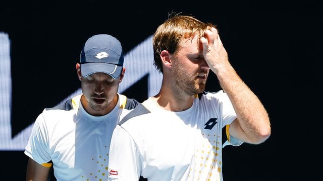 Andreas Mies (l) und Kevin Krawietz sind in Melbourne ausgeschieden. Andreas Mies (l) und Kevin Krawietz sind in Melbourne ausgeschieden.