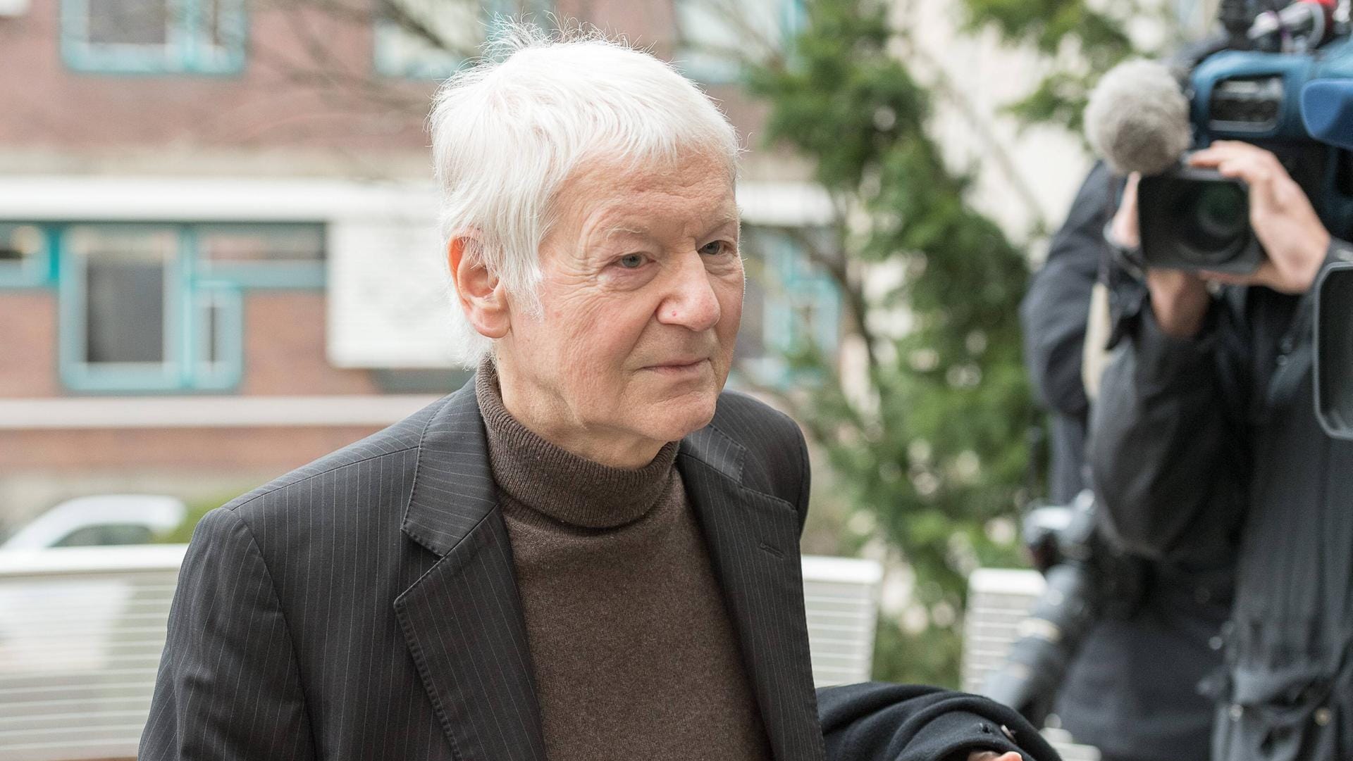 Anton Schlecker bei der Urteilsverkündung am Landgericht Stuttgart im Jahr 2017.