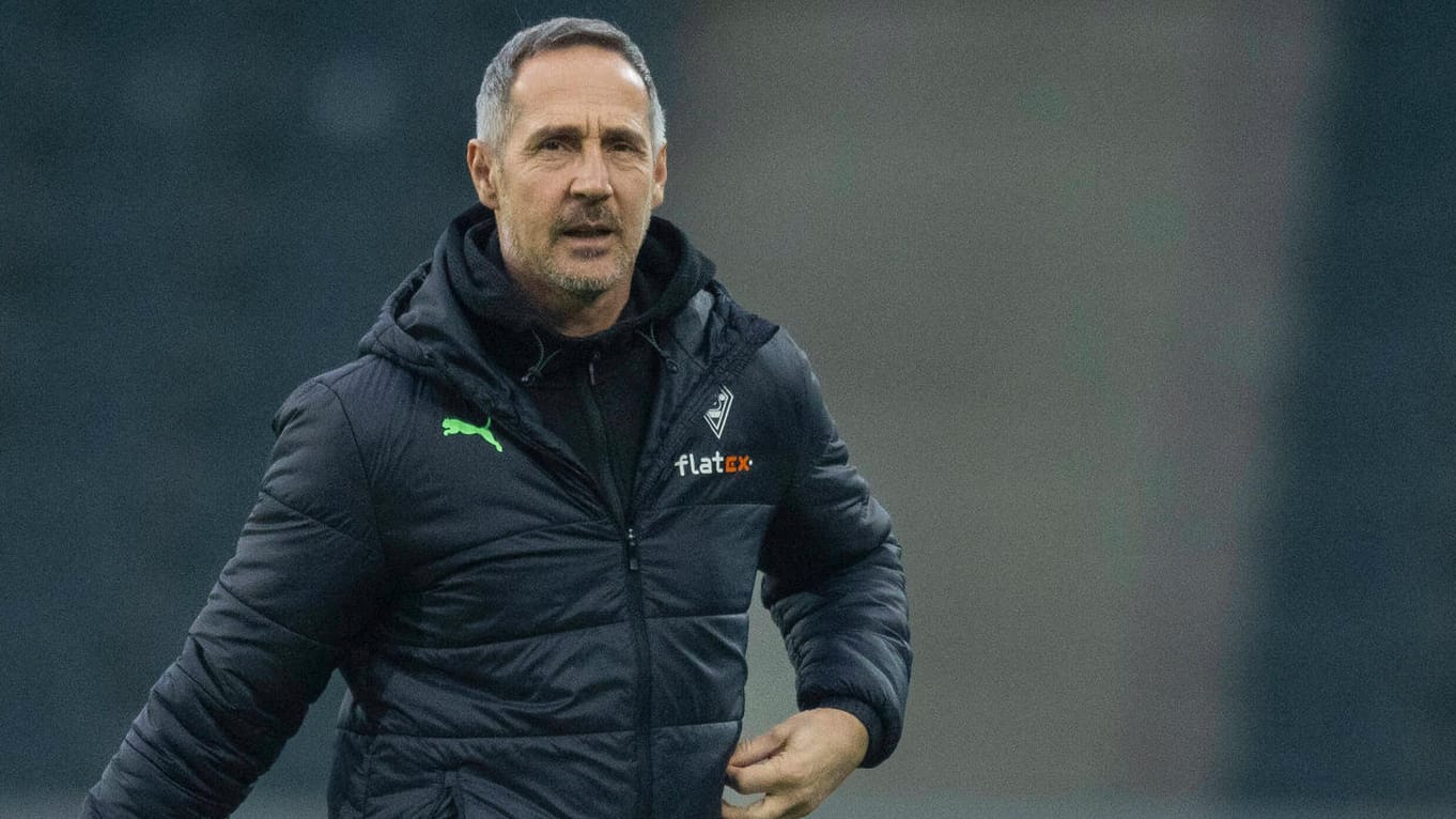 Adi Hütter: Der Österreicher ist seit vergangenem Juli Trainer in Gladbach. Adi Hütter: Der Österreicher ist seit vergangenem Juli Trainer in Gladbach.