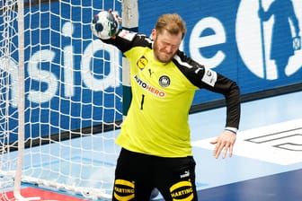 Johannes Bitter: Der Torwart-Veteran war sichtlich frustriert während der Partie gegen Schweden.