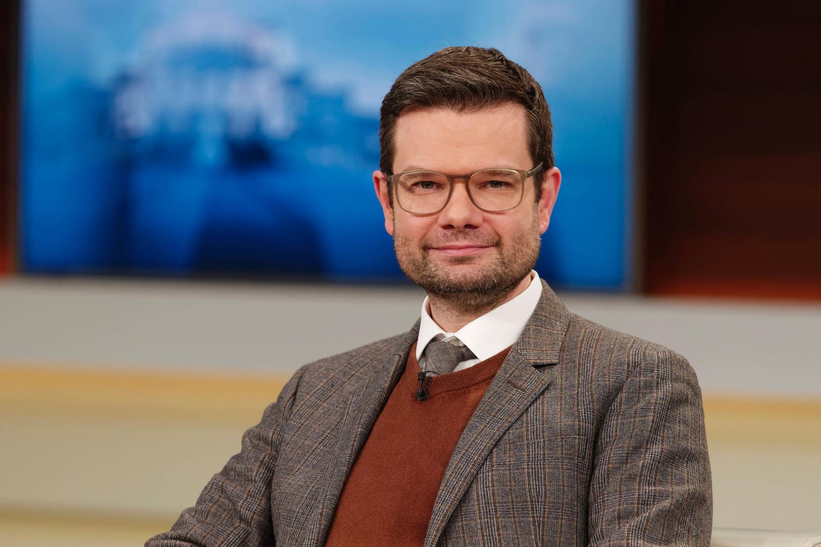 Justizminister Marco Buschmann im Studio von "Anne Will": Er hat klare Vorstellungen, wer von einer Impfpflicht betroffen sein soll.