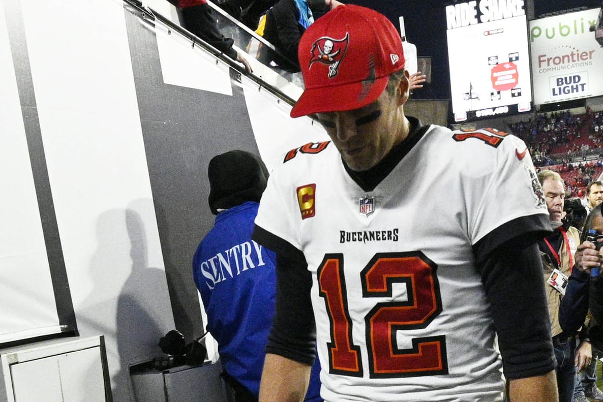 Tom Brady nach der Pleite in letzter Sekunde: Der NFL-Superstar hat dieses Jahr keine Chance auf den Super Bowl.
