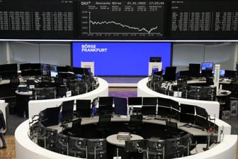 Die Frankfurter Börse am Freitag: Der Dax schwächelt.