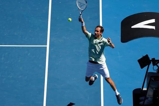 Daniil Medwedew ist in Melbourne eine Runde weiter.
