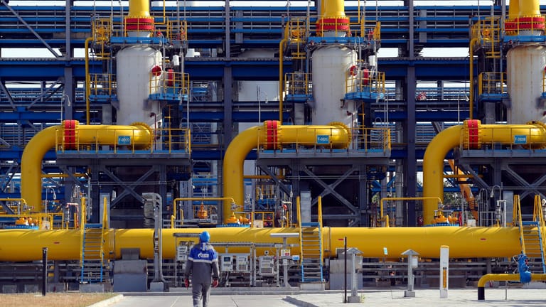 Der Startpunkt von Nord Stream 2 in der Oblast Leningrad: Gazprom will über die Pipeline Gas nach Deutschland exportieren.