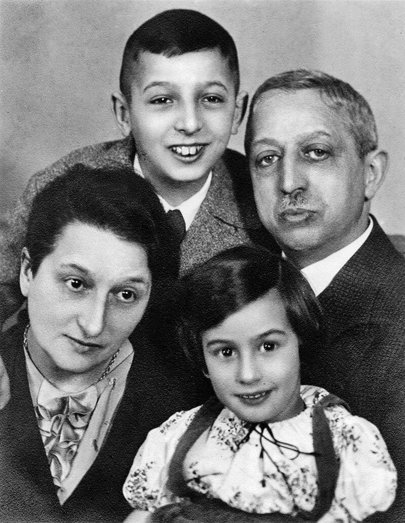 Familie Stern im Jahr 1938: Guy Stern war zu diesem Zeitpunkt bereits in den USA.