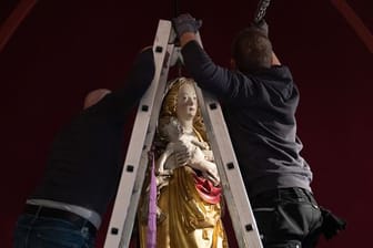 Kiedricher Doppelmadonna verlässt Mainzer Dommuseum