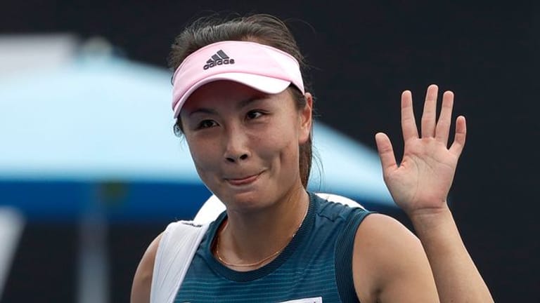 Der Fall der chinesischen Tennisspielerin Peng Shuai sorgte auch bei den Australian Open für Schlagzeilen.