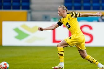 Dortmunds Erling Haaland musste im Spiel gegen Hoffenheim ausgewechselt werden.