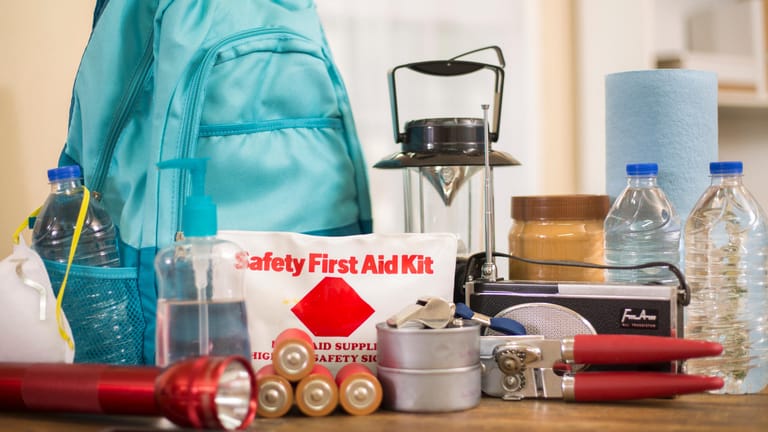 Notfallausrüstung: Experten empfehlen, einen bereits gepackten Notfallrucksack parat zu haben.