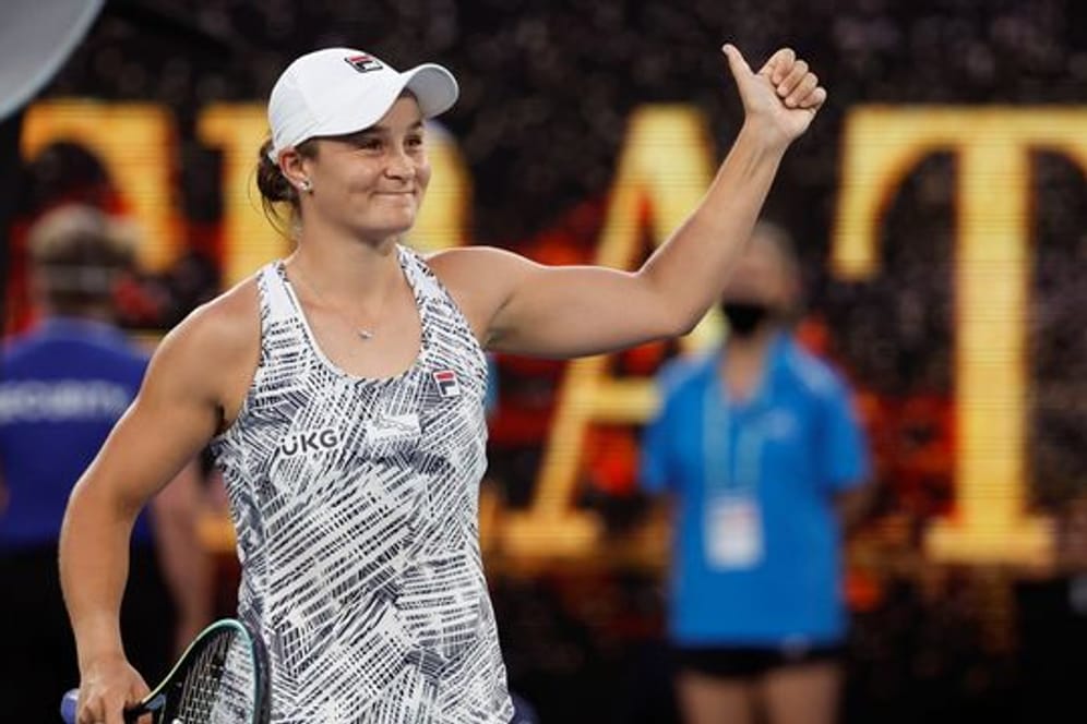 Sie ist Australiens Hoffnung auf den Turniersieg: Ashleigh Barty erreicht das Halbfinale der Australian Open.