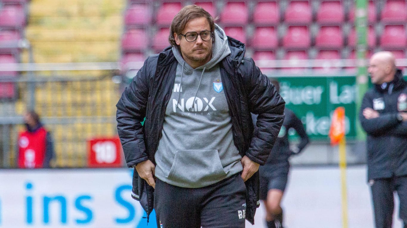 Benedetto Muzzicato: Der Trainer von Viktoria Berlin kann seine Mannschaft heute Abend nicht coachen.