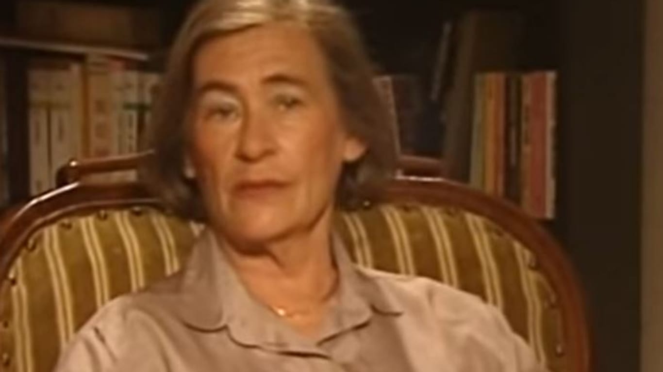 Greta Weinberg Ferusic im Dokumentarfilm "Greta" von Haris Pasovic aus dem 1997: "Eine großartige Person ist von uns gegangen".