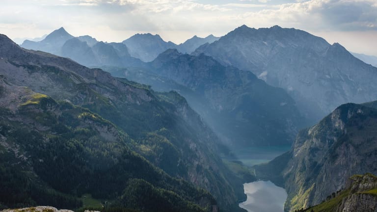 Ausblick auf den Nationalpark Berchtesgaden: Ein 39-Jähriger starb auf der Hocheisspitze.