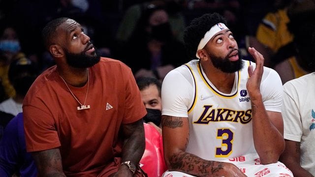 Kehrte bei den Lakers zurück: Anthony Davis (r).